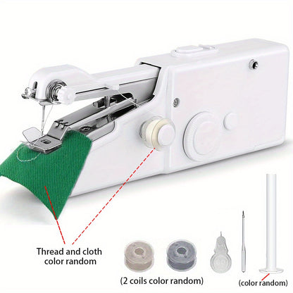 1pc Handheld Sewing Machine: Portable Cordless Tool for Home Repair & Handicrafts (Battery Not Included)