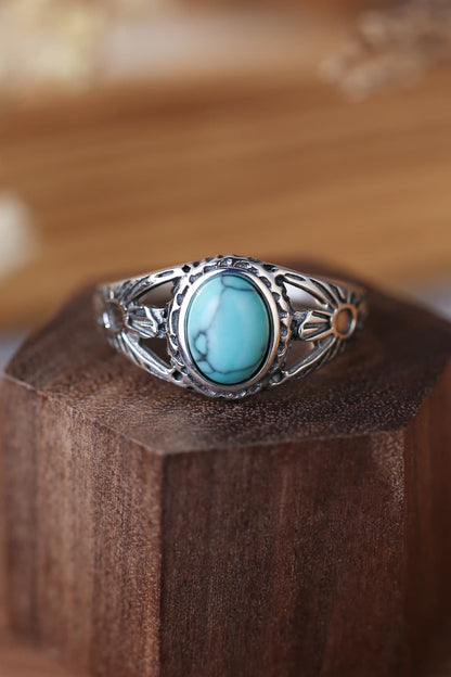 Bague en argent sterling 925 turquoise