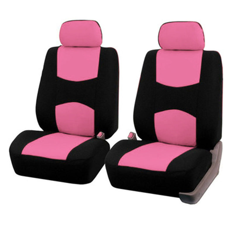 Upgrade Your Car's Interior with this Universal Seat Cover Set - 4pcs, Multi-color, 2mm Sponge!