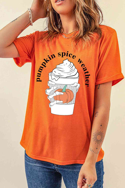 PUMPKIN SPICE WEATHER Graphic T-Shirt