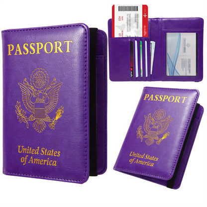 Travel In Style: Passport & Vaccine Card Holder - The Perfect Combo for Your Next Adventure!