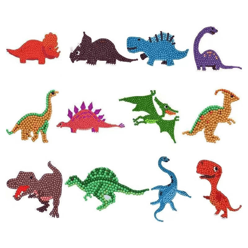 5D Kids Artificial Diamond Painting Stickers Set, Kids DIY Diamond Painting Stickers Tool Kit