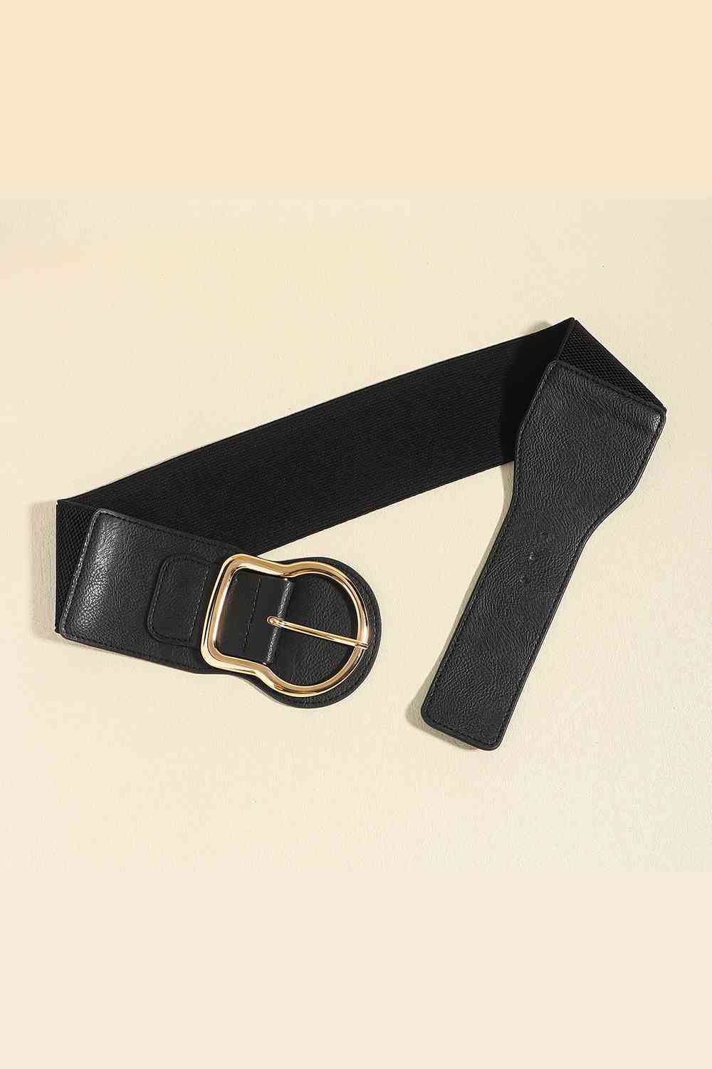 Ceinture en cuir PU en alliage de zinc