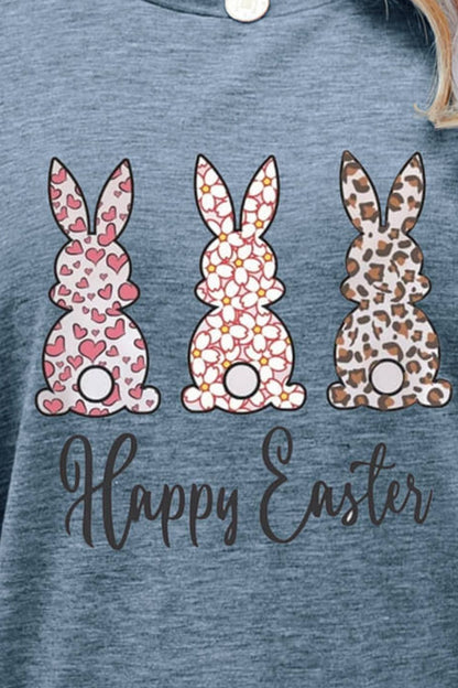 HAPPY EASTER Graphic Short Sleeve Tee