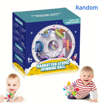 Jouets de dentition pour bébé : jouets sensoriels pour bébés de 6 à 12 mois pour hochets, mastications et dentition - Hochets et balles de 0 à 3 mois inclus ! 