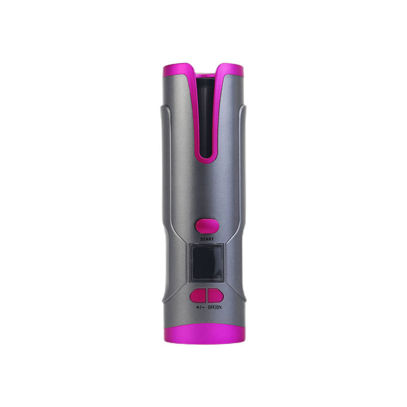 Wireless Automatic Hair Curler with LCD Screen - Ceramic Heating Wave Curling Tongs for Salon-Quality Styling at Home!