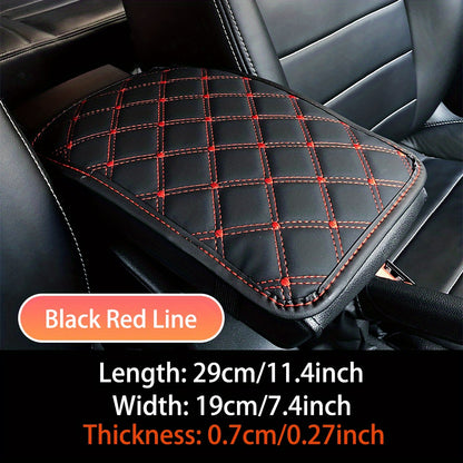 Upgrade Your Car Comfort with this Universal Artificial Leather Car Armrest Mat!