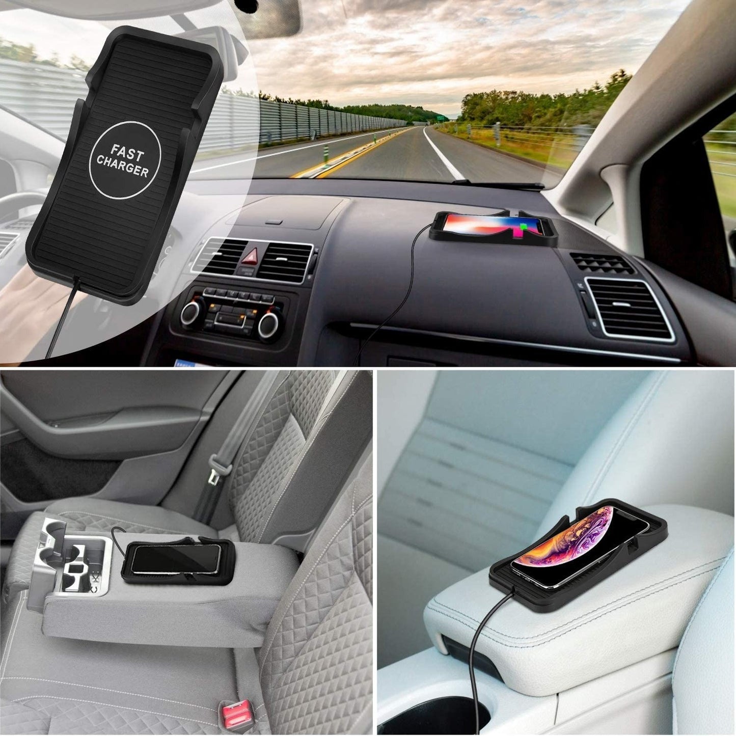 15W Fast Wireless Charging Pad: Charge Your Car Wirelessly in No Time!