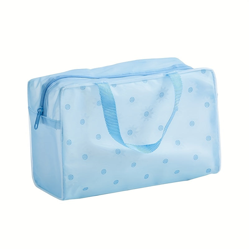 Transparent Toiletry Transparent Toiletry Packaging Travel Cosmetic Bag Waterproof Travel Bag PVC Transparent Travel Toiletry Bag Portable Travel Bag For Men And Women Travel Business Bathroom, Transparent, Beach Bag