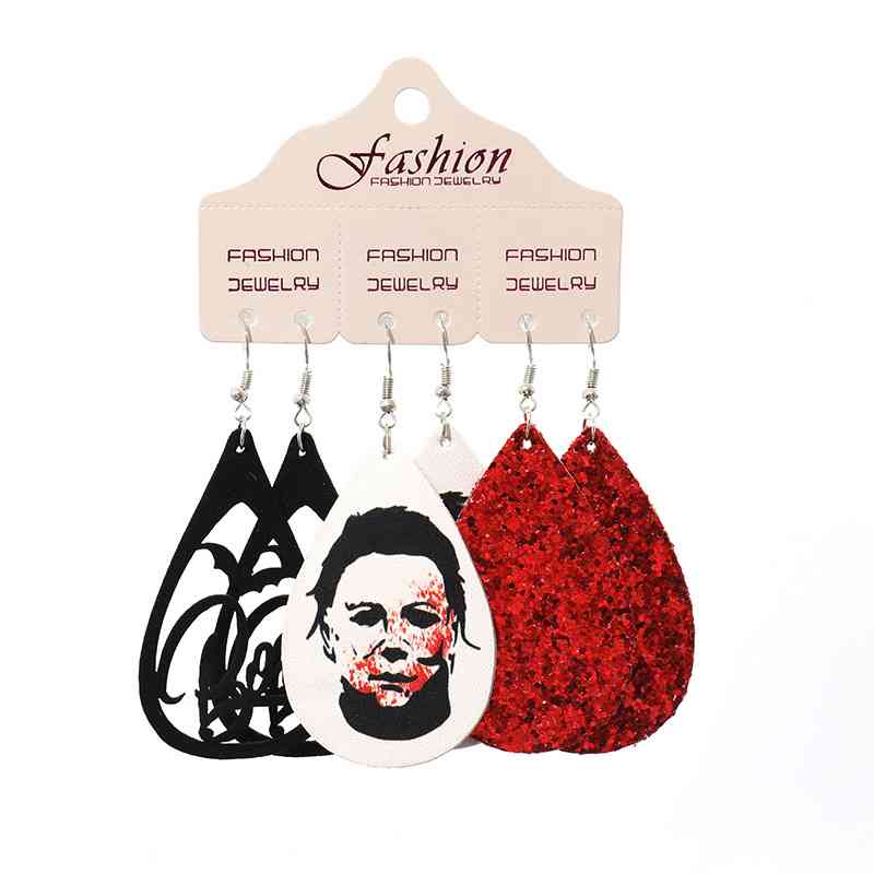 Boucles d'oreilles pendantes en forme de larme