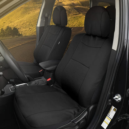 Upgrade Your Car Interior with This Easy-to-Install Front & Rear Split Bench Seat Cover - Black