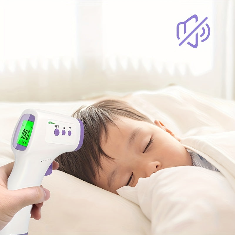 Accurate Infrared Thermometer for Adults & Kids - Instant Readings, No Touch, Digital LCD Display, Fever Alarm & More!