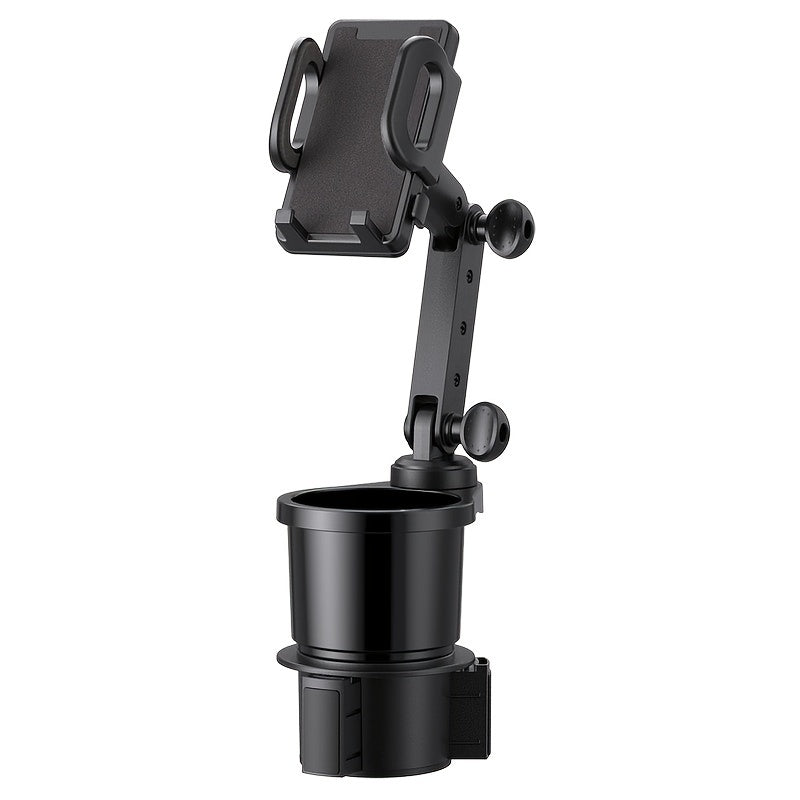 2-in-1 Universal Car Cup Holder & Phone Mount - Expandable Drink Cup Holder & Phone Stand - Multifunctional Car Accessaries