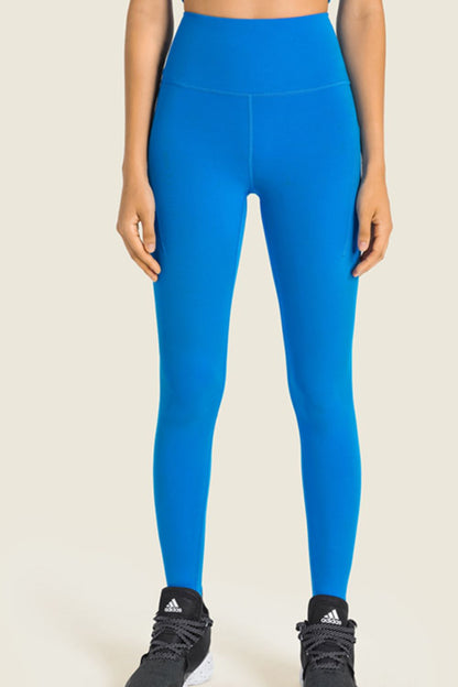 Legging de yoga taille haute avec poche et ceinture large