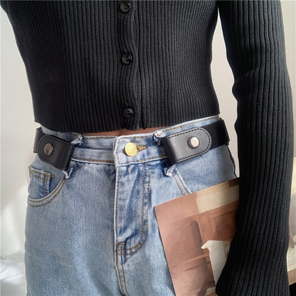 1pc Elastic Waist Belt, Adjustable Waist Elastic Buckle, Elastic Belt