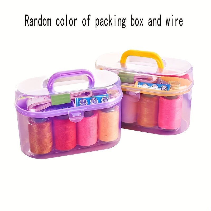 45pcs Sewing Box Set Large Household Sewing Repair Tool Storage Portable Sewing Sewing Sewing Kit