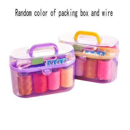 45pcs Sewing Box Set Large Household Sewing Repair Tool Storage Portable Sewing Sewing Sewing Kit