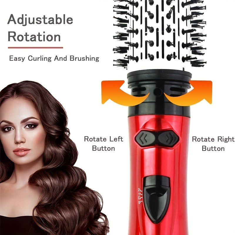 Transform Your Hair with Stylish & Energetic Curls - Rotating Hair Dryer Brushes & 2-in-1 Electric Rotating Curling Combs for Home Salons!