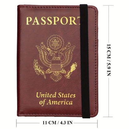 Travel In Style: Passport & Vaccine Card Holder - The Perfect Combo for Your Next Adventure!