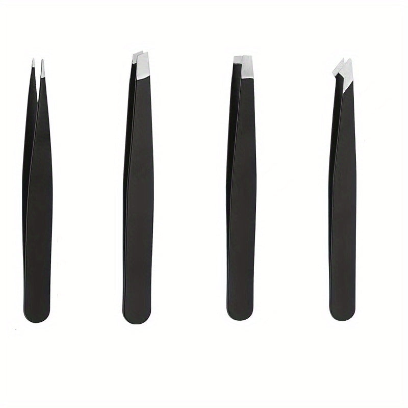 Stainless Steel Eyebrow Tweezer Multi-purpose Eyebrow Trimming Shaping Tool For Beauty Salon Home Use