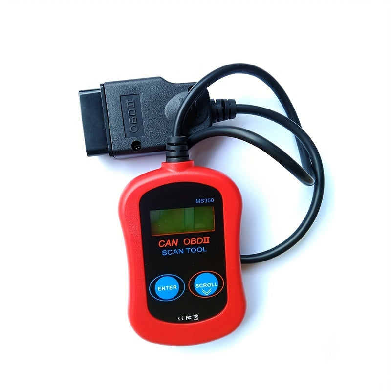 Universal OBD II Car Engine Fault Code Reader - Turn Off Check Engine Light & Monitor Emission Status with MS300 OBD2 MS309 Scanner