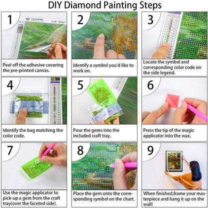 Unleash Your Inner Horror Movie Fan with this DIY 5D Scary Diamond Painting Kit!