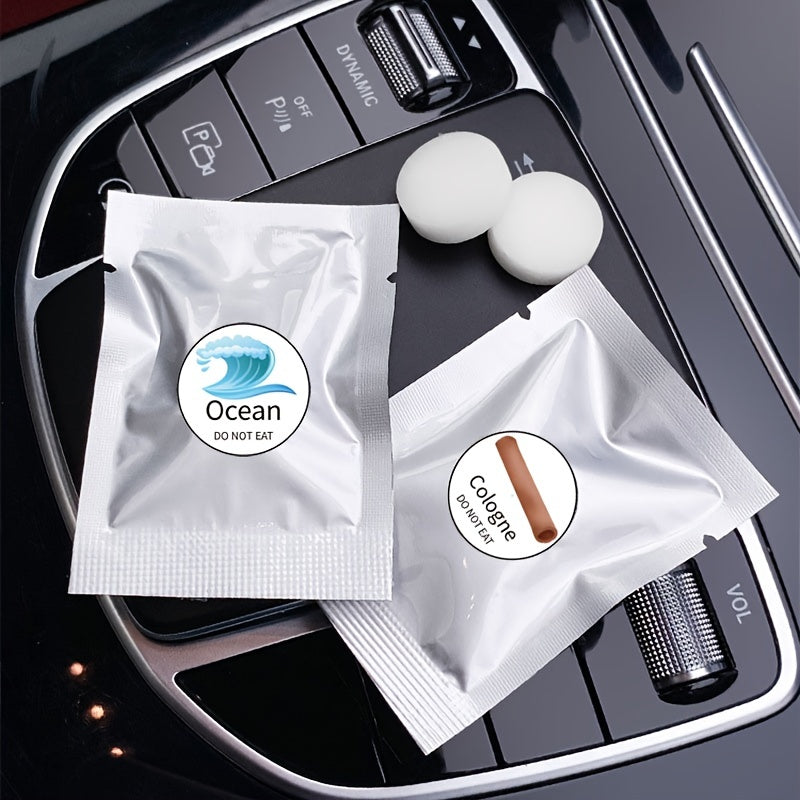 6Pcs Car Fragrance Tablets - Refresh Your Ride with a Perfect Car Air Freshener Refill!