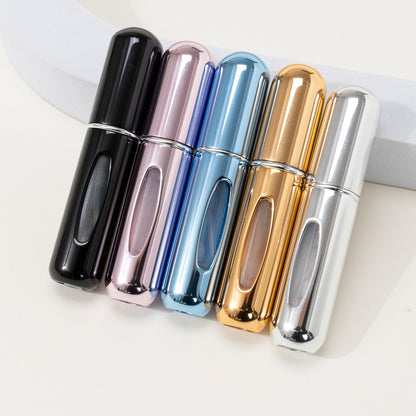 5 pcs Refillable Travel Perfume Spray Bottle - Portable and Convenient for Outdoor Use