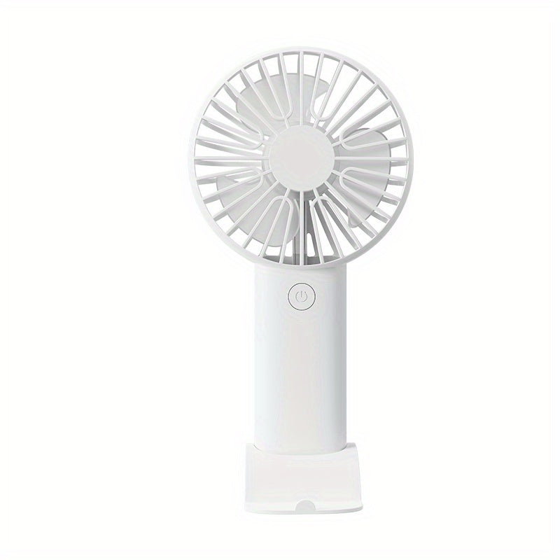 Stay Cool Anywhere: Portable Rechargeable USB Mini Fan with Silent Large Wind