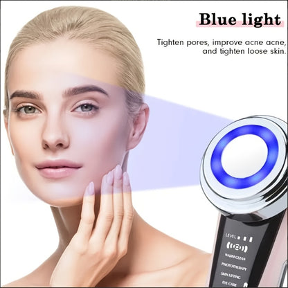 Beauty Instrument Household Facial Photon Skin Rejuvenation Beauty Instrument Pore Cleaning Rejuvenation Skin Lifting USB Charging Facial Import Instrument