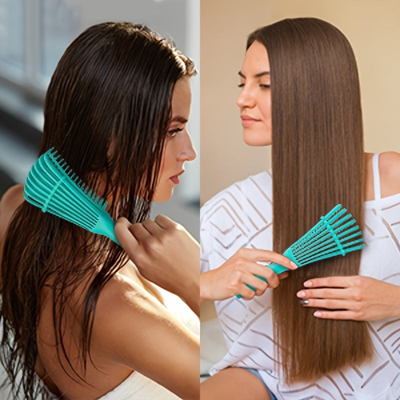 1pc Anti-Static Hair Brush - Simple Design, Durable Construction - Suitable for All Hair Types!