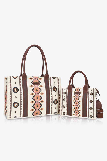 Printed PU Leather Shoulder Bag