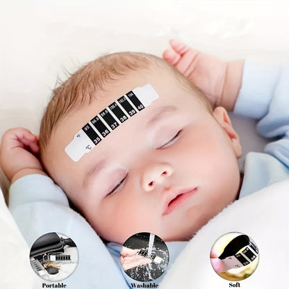 1pc Quick Reading Forehead Thermometer - Perfect for Checking Celsius & Fahrenheit Temperatures for Babies, Toddlers, Kids & Adults - Reusable & Suitable for Home & Travel!