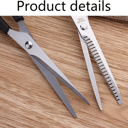 3pcs Set Hair Scissors Kit - 6.7'' Hair Cutting Shears for Men, Women, Barbers, Kids, Adults & Pets