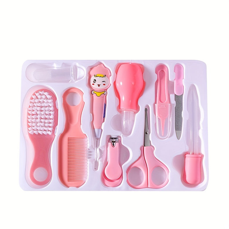 10pcs/set Mother And Baby Products, Baby Care Gift Box, Baby Ear Scoop, Children's Nail Clippers