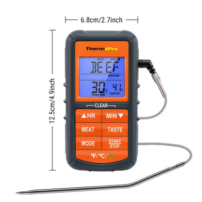 Accurately Measure BBQ Temperature with the ThermoPro TP06B Digital Barbecue Meat Thermometer!