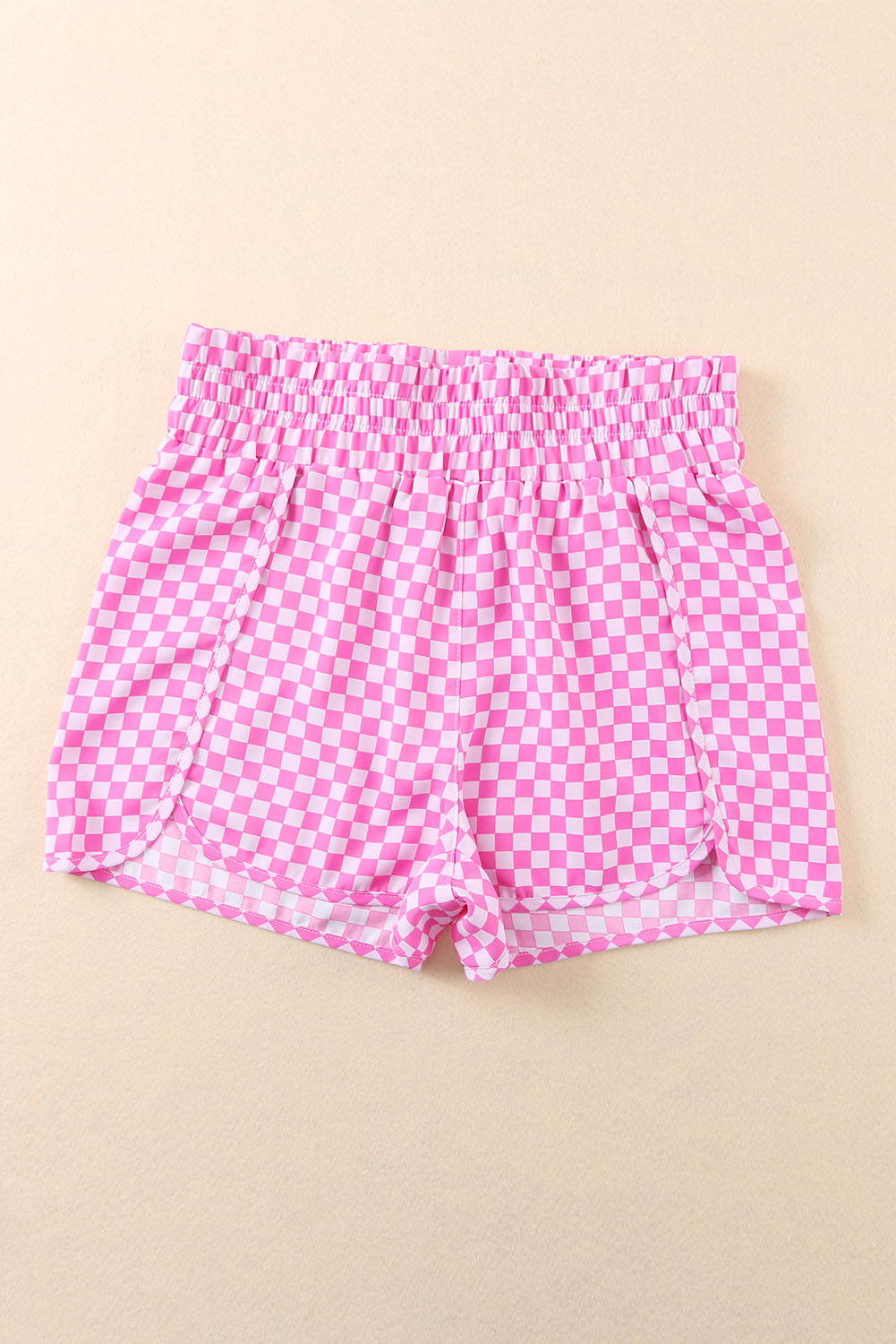 Short léopard à taille élastique