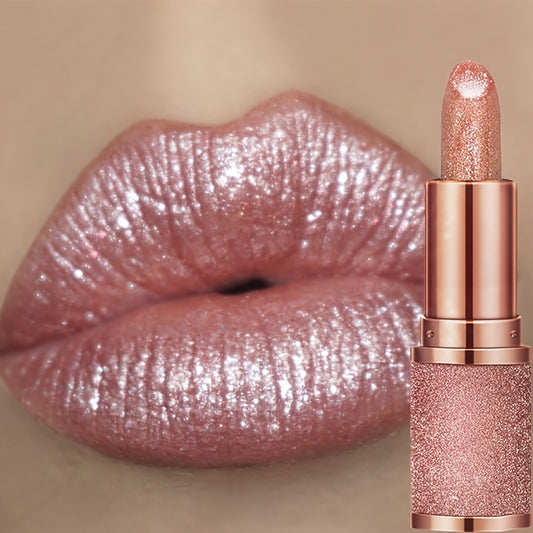 Waterproof Long-Lasting Matte Velvet Liquid Lipstick with Glitter and Color-Changing Temperature Effect