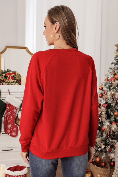 Christmas Tree Round Neck Sweatshirt