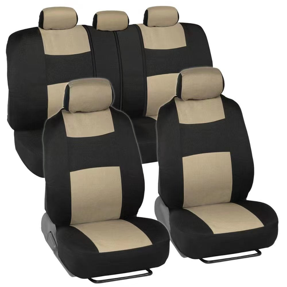 Upgrade Your Car Interior with This Easy-to-Install Front & Rear Split Bench Seat Cover - Black