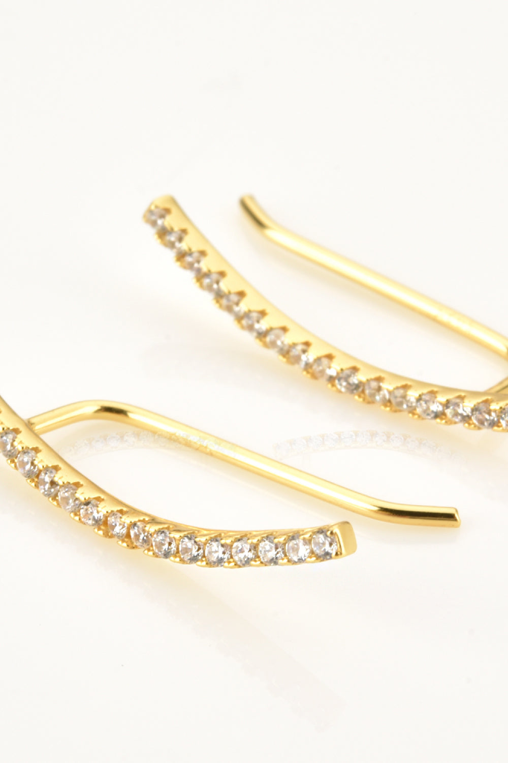 Boucles d'oreilles en argent sterling 925 avec zircone