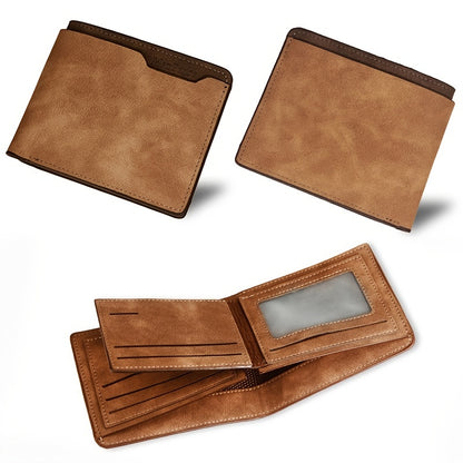 Stylish Leather Wallet: 3 Colors to Choose From - Soft & Thin Design!