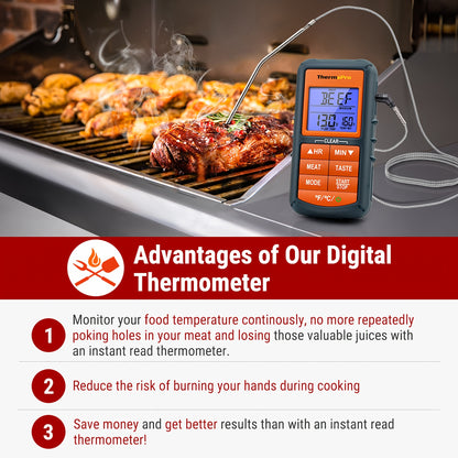 Accurately Measure BBQ Temperature with the ThermoPro TP06B Digital Barbecue Meat Thermometer!