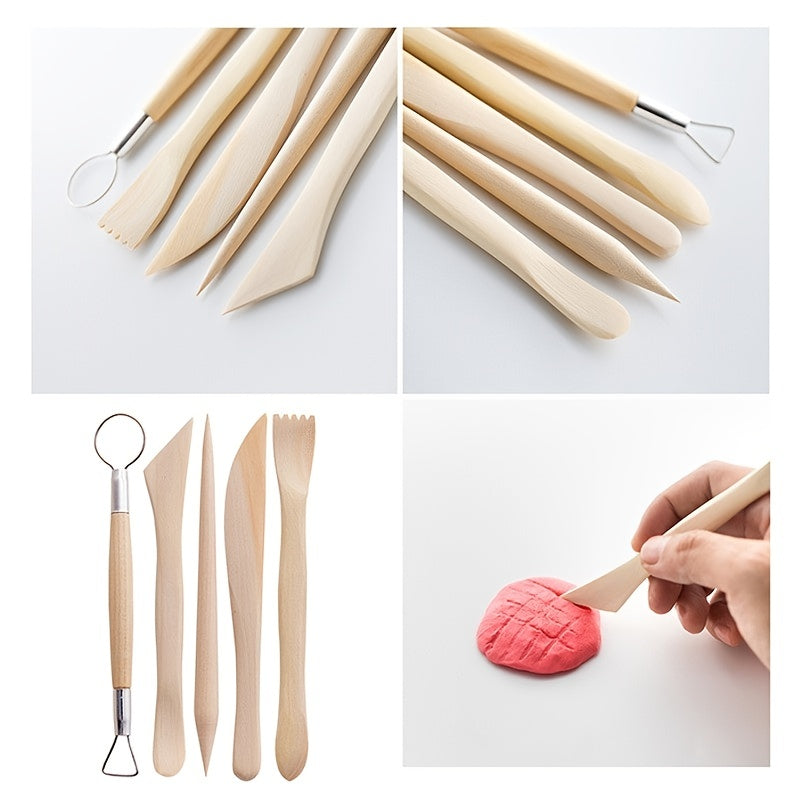 36-Piece Polymer Clay Tool Set - Perfect for DIY Carving, Drilling, Polymer Clay Stones & More!