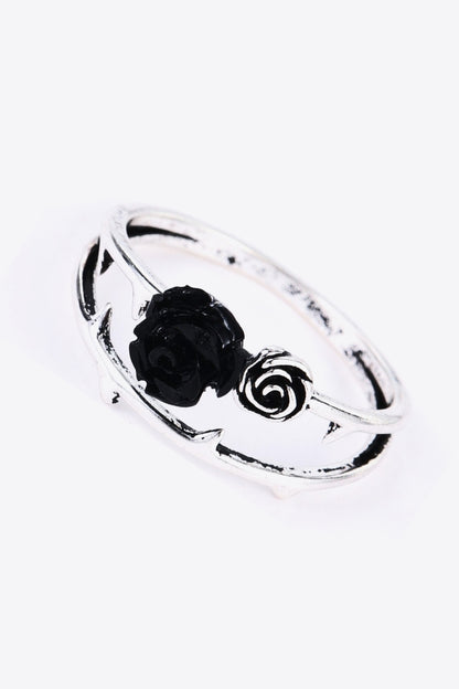 Bague en alliage de zinc rose