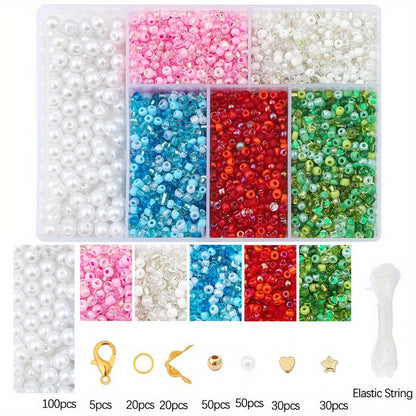 1pack ABS Imitation Pearls Round Beads DIY Bracelet Earrings Charms Necklace Beads For Handicrafts Jewelry Making