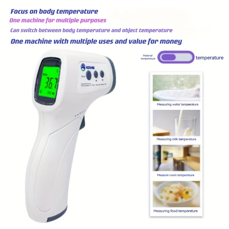 Accurate Digital Infrared Baby Non-contact Thermometer - Simple Operation, Precise Data, Household Essentials (No Battery)