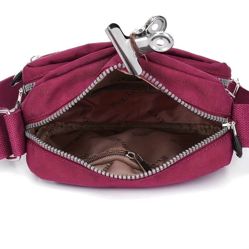 Women's Waterproof Crossbody Bag, Versatile Large Capacity Shoulder Bag