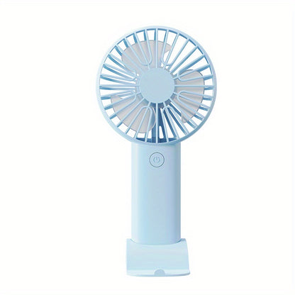 Stay Cool Anywhere: Portable Rechargeable USB Mini Fan with Silent Large Wind