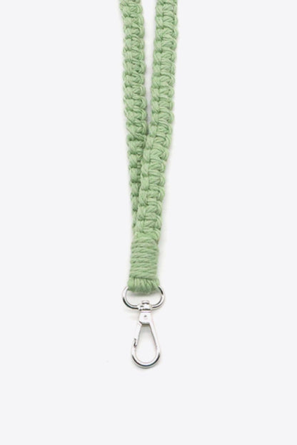 Assorted 2-Pack Hand-Woven Lanyard Keychain